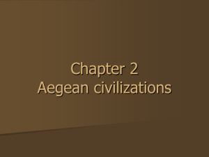 Chapter 2 Aegean civilizations