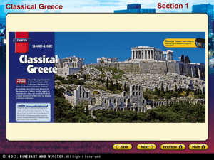 Overview of Ancient Greece PowerPoint