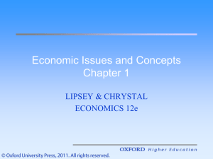 economic issues and concepts