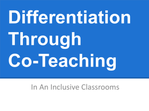What is Co-teaching? - Co