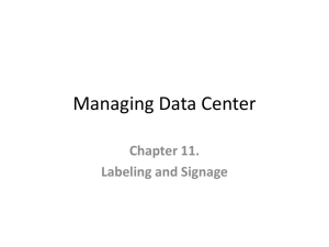 Managing Data Center