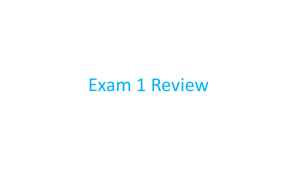 MIS2101 Exam1 Review ALALOUF