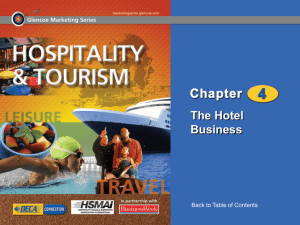 Hospitality and Tourism