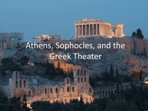 NOTES - Ancient Greece & Greek Theater