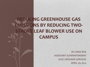 Reducing Greenhouse Gas Emissions by Reducing Two