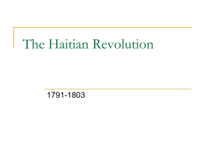The Haitian Revolution