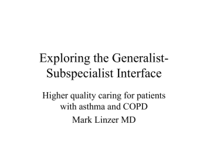 Exploring the Generalist-Subspecialist Interface