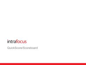 QuickScore Scoreboard