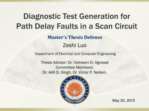 Diagnostic Test Generation for Path Delay Faults