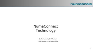 NumaConnect Technology