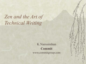 Zen_and_theArt_ ofTechnicalWriting_(STC).pps