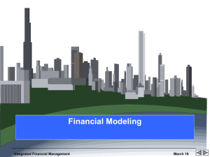 Financial Modeling