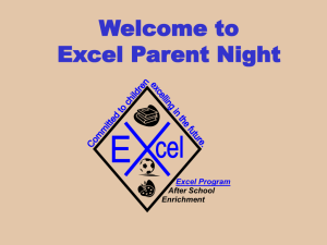 Parent Night PowerPoint