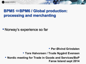 6.3 Global production: Processing and merchanting – Norway's