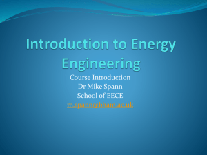 Lecture 1 Course Intro & Global Energy Resources