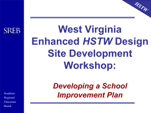 SREB PowerPoint - West Virginia Department of Education