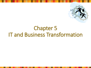 Chapter 1 Strategy and Information Systems