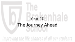 Year 10 info - The Brakenhale School