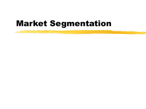 Market Segmentation - College of Business