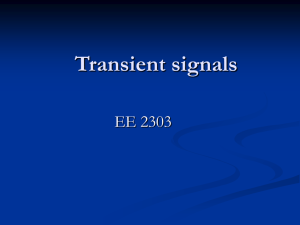 Transient signals