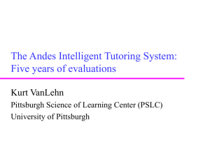 The Andes Intelligent Tutoring System: Five years of evaluations