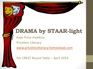 DRAMA by STAAR-light - Priceless Literacy
