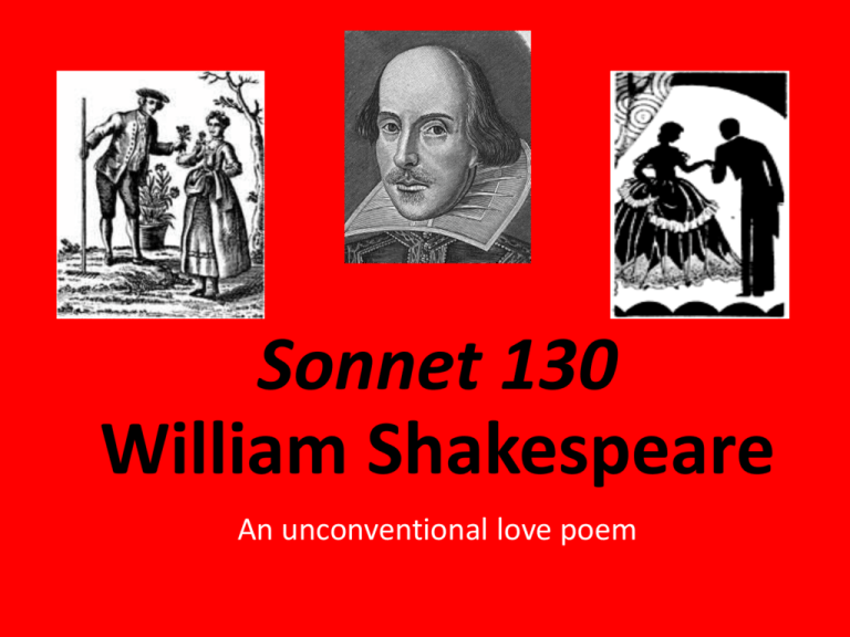 sonnet 130 antithesis