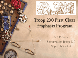 Troop FCE Program