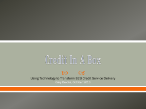 Credit In A Box