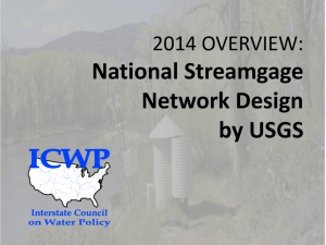 2014 ICWP Overview of National Streamgage Monitoring Network