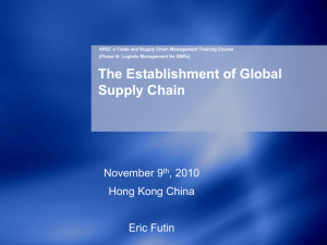 What are Global Supply Chains Global Supply Chains
