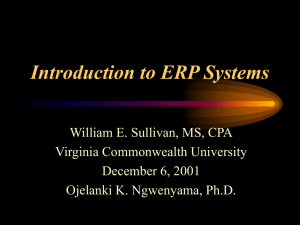 What is ERP?