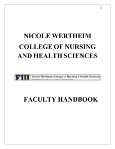 NWCHNS Faculty Handbook edited 12-19- DS - CNHS