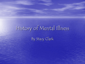 History of Mental Illness presentation