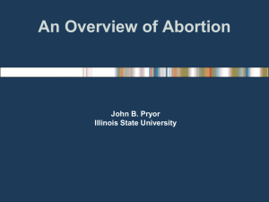 Abortion in the United States - the Department of Psychology at