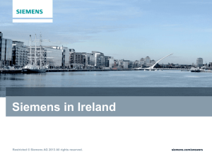 Siemens Ireland Company Presentation