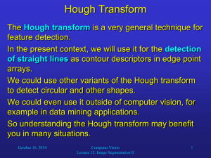 Hough transform