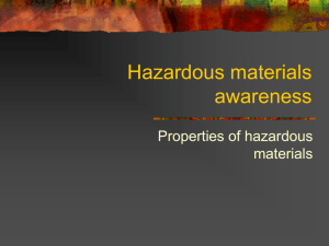 Hazardous materials awareness