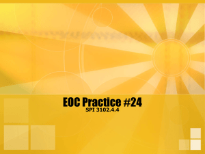 EOC PowerPoint # 24