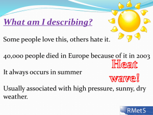 Extreme Weather Powerpoint