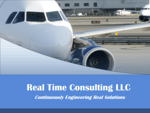 Real Time Consulting Experience