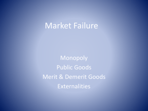 Market Failure - BSAK Business & Economics