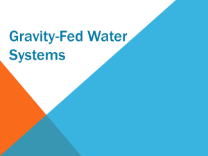 Gravity fed water - Teach Engineering