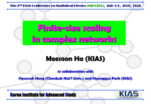 FSS in Complex Networks