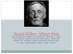 Serial Killer: Albert Fish - ecrimescenechemistrymiller