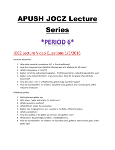 JOCZ Lecture Series Notes