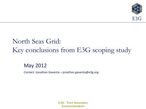 North Seas Grid: key conclusions from scoping study