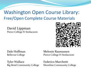 Open Course Library Discussion