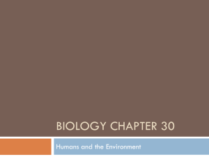 Biology Chapter 30