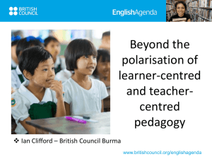 presentation slides - EnglishAgenda | British Council